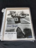 Football Hall of Fame Auto'd Photo Lot of 5