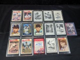 Lot of 16 All-Time Greats-Type Cards Signed w/Many Negro Leaguers