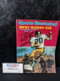 1975 Sports Illustrated Rocky Bleier Signed