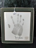 Ernie Banks Signed Handprint