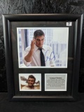 George Clooney Autographed Photo Display JSA