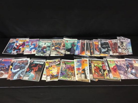 120 Spiderman comic books