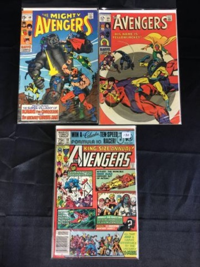 3 avengers comic books