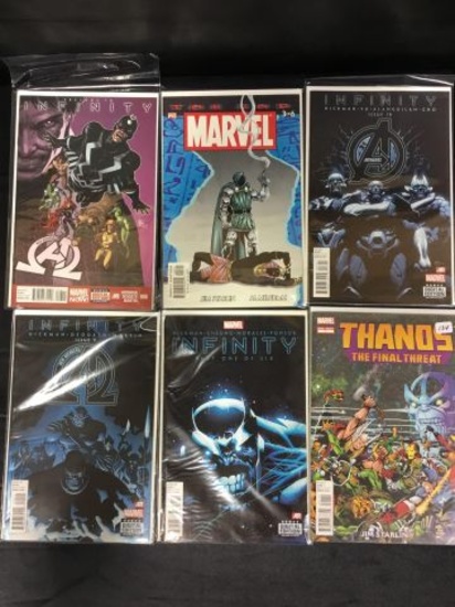 6 thanos comic books, infinity and marvel the end