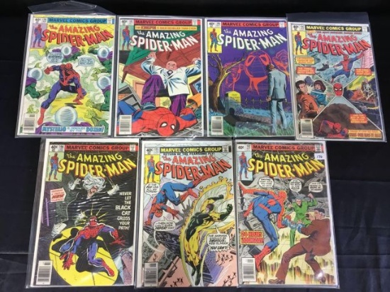 7 the amazing Spiderman comic books