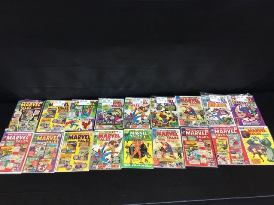 18 marvel tales comic books