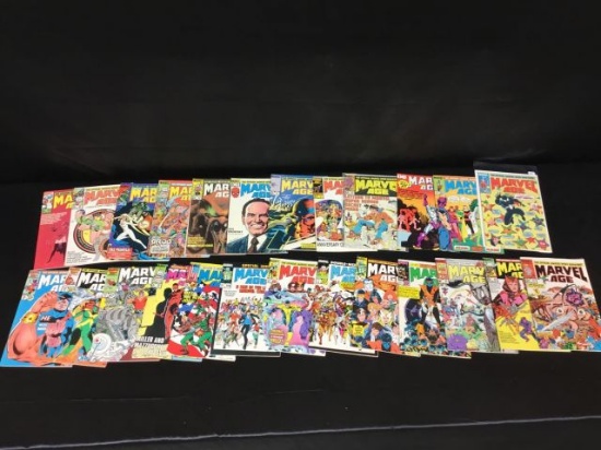 25 marvel age comic books