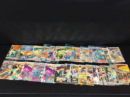 31 Superman comic books