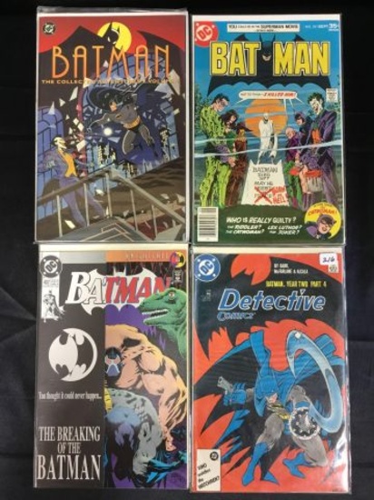 4 Batman comic books