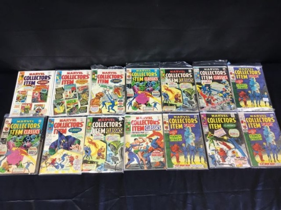 14 marvel collectors item Classics comic books