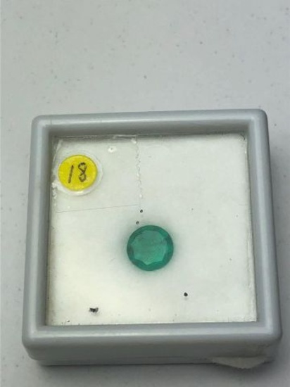 Emerald medium green-1.29 carat