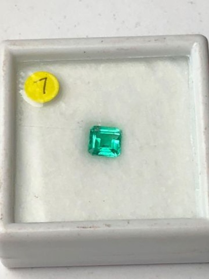 Emerald light green-.87 carat