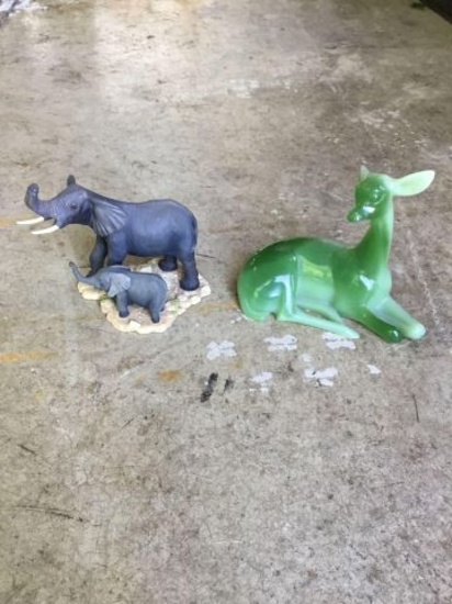 Elephants and Deer