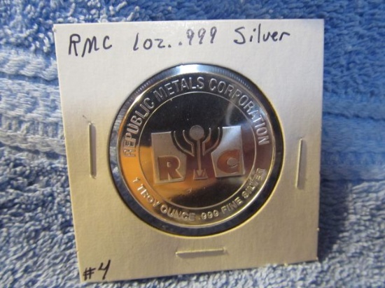 RMC 1-OZ. .999 SILVER ROUND PF