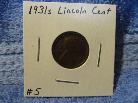 1931S LINCOLN CENT XF