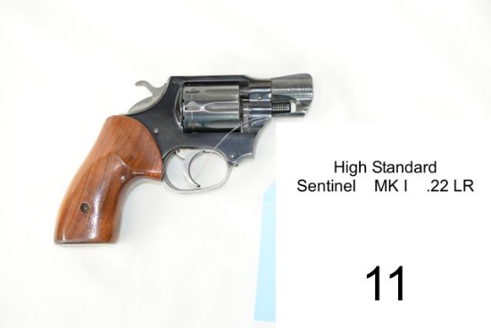 High Standard    Sentinel    MK I    .22 LR