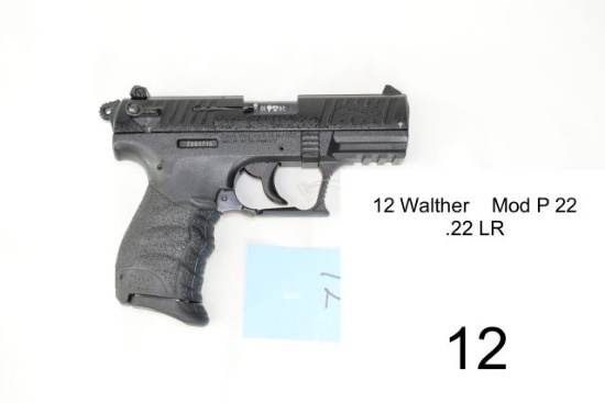 Walther    Mod P22    .22 LR