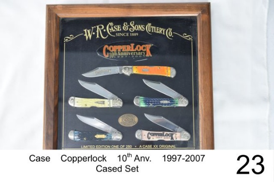 Case Copperlock    10th Anniversary 1997-2007 Cased Set