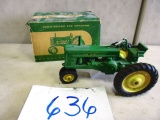 1950,S JOHN DEERE TRACTOR 1/16 SCALE WITH BOX BOX IS VERY ROUGH