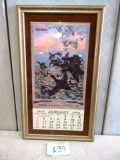 1908 REMINGTON CALANDER OLDER REPRINT