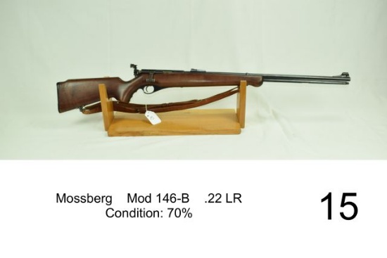 Mossberg    Mod 146-B    Cal .22 LR    Condition: 70%