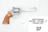 Smith & Wesson    Mod 686    .357 Mag    6”    Condition: 85%