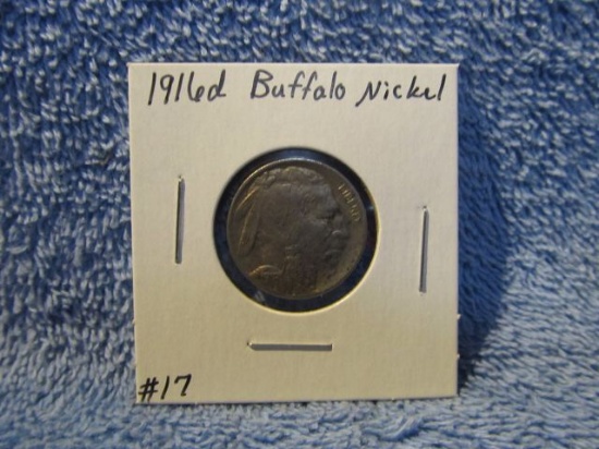 1916D BUFFALO NICKEL (A BETTER DATE) XF