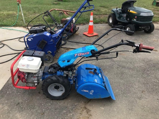 BCS 712 GX8 tractor with 20" tiller, 8hp Honda