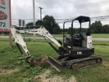 2014 Bobcat E26 Mini Excavator, 1800hrs, 12