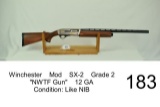 Winchester    Mod    SX-2    Grade 2    “NWTF Gun”    12 GA    Condition: Like NIB