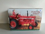 Foxfire Farm International 826 tractor with Miss Charlotte figurine- 1/16 scale