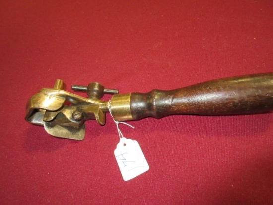 UNIQUE BRASS TOOL I BELIEVE IT IS A SHOCK TIER ROPE CUTTER ????????????????