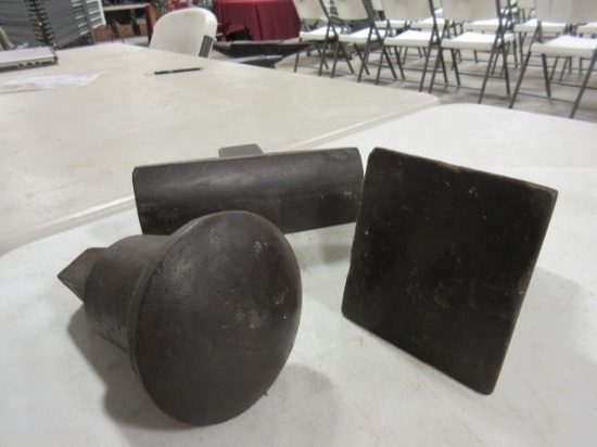 3 TINNERS ANVILS   [YOUR BID TIMES 3 ]