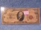 1929 $10. NATIONAL CURRENCY NOTE ZANESVILLE, OH. CHARTER # 164 VG