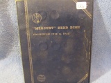 1916-1945 MERCURY DIME BOOK 56-DIFFERENT MANY TEENS/TWENTIES HIGH GRADES