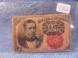 1864 10-CENT FRACTIONAL NOTE F
