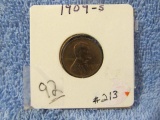 1909S LINCOLN CENT F