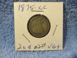 1875CC 20-CENT PIECE VG