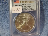 1912(W) SILVER EAGLE PCGS MS69 FIRST STRIKES