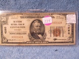 1929 $50. NATIONAL CURRENCY NOTE COVINGTON, KY. CHARTER # 4260 VF