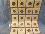 20 DIFFERENT BUFFALO NICKELS