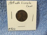 1909VDB LINCOLN CENT F