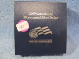 2009 LOUIS BRAILLE PROOF SILVER DOLLAR IN HOLDER PF