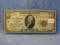 1929 $10. NATIONAL CURRENCY NOTE CLEVELAND, OH. AU