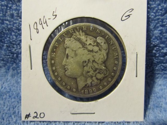 1899S MORGAN DOLLAR VG