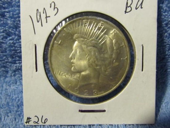 1923 PEACE DOLLAR BU