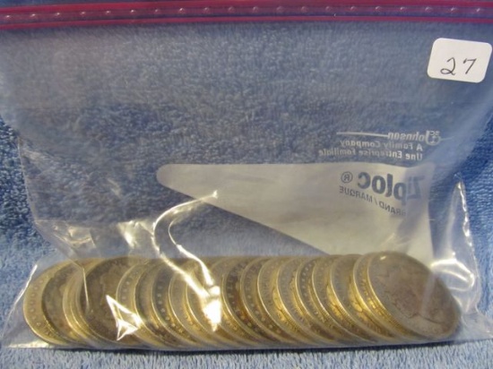 BAG OF 20 MIXED DATE MORGAN DOLLARS