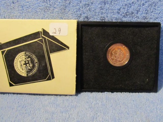 1972 JAMAICA $20. GOLD PIECE IN HOLDER PF