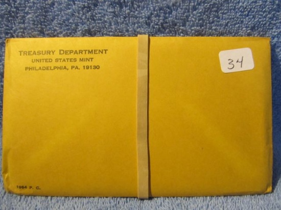 2-1964 UNOPENED PROOF SETS