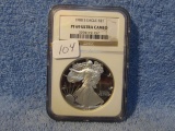 1988S PROOF SILVER EAGLE NGC PF69 ULTRA CAMEO